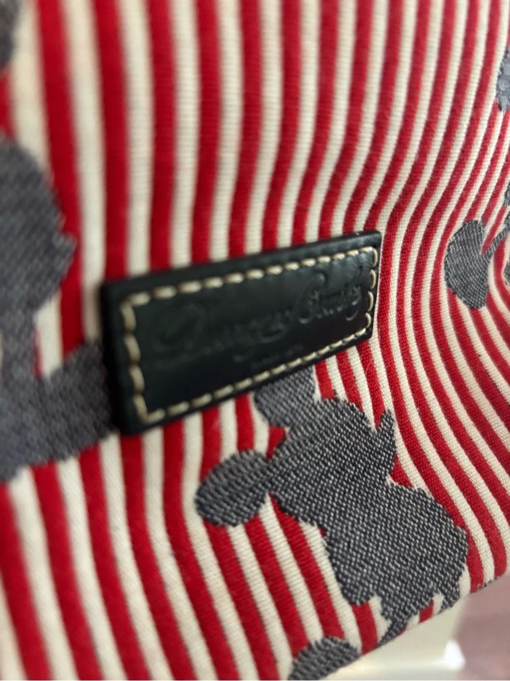Dooney & Bourke Mickey Striped Canvas Bag